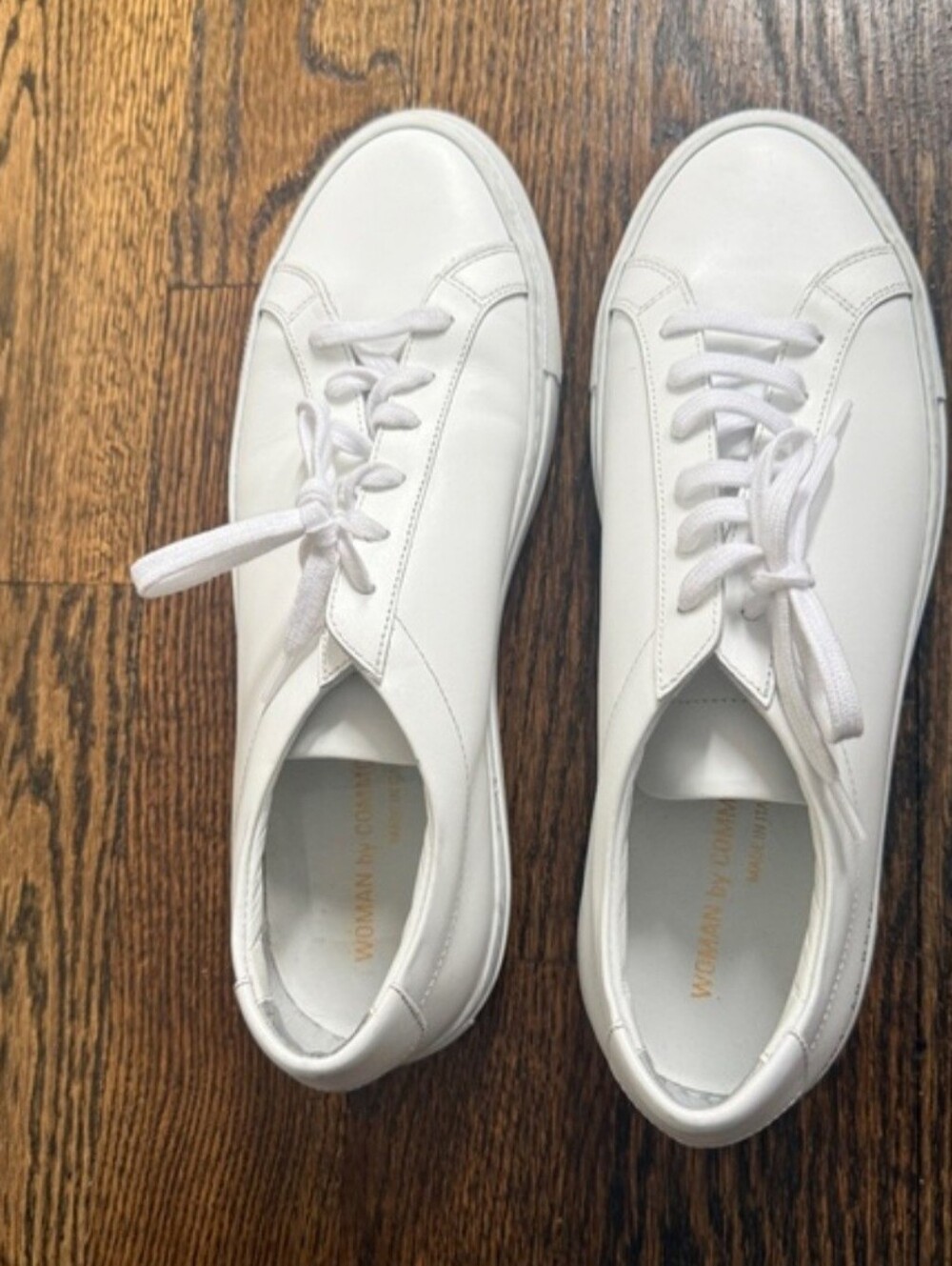 Common Projects Women's Original Achilles Leather Low-Top Sneakers - Picture 4 of 16